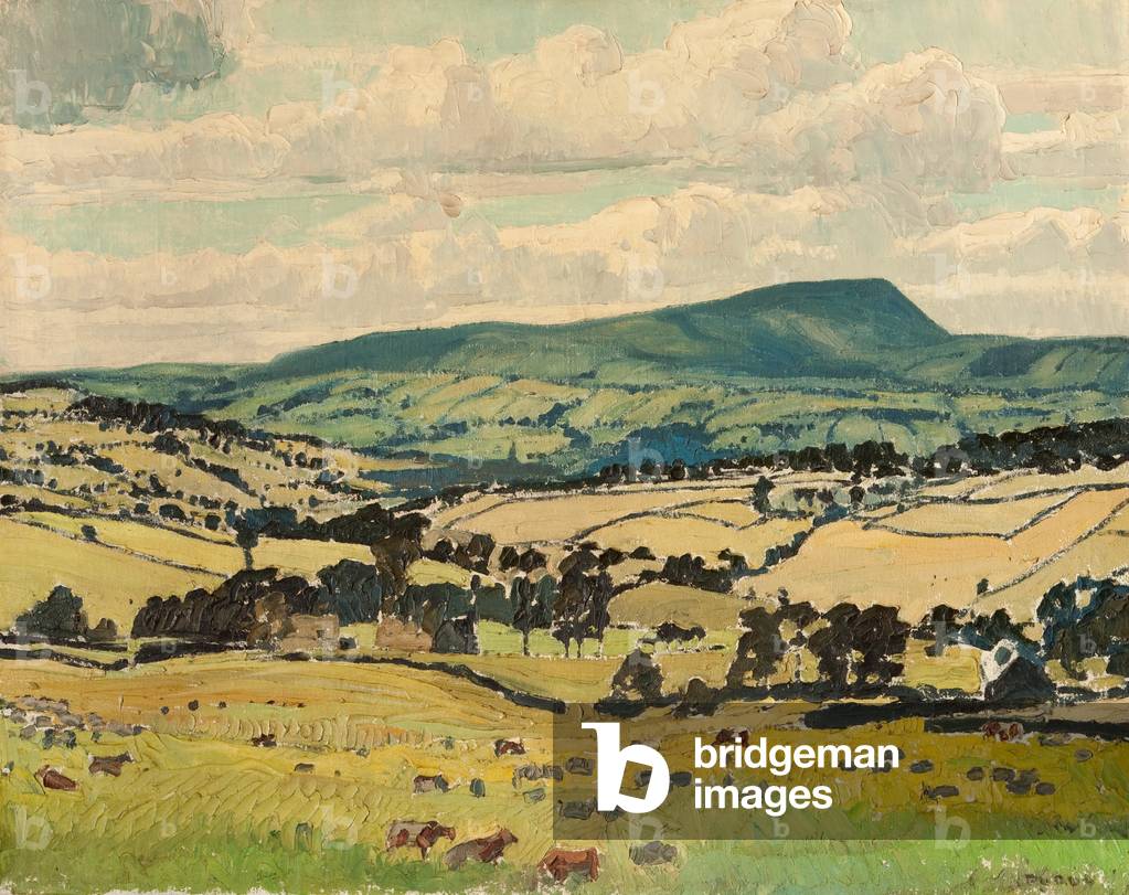 Bild von Gemälde "Pendel von Bouldsworth (Öl auf Leinwand)", 20. Jahrhundert von James Purdy