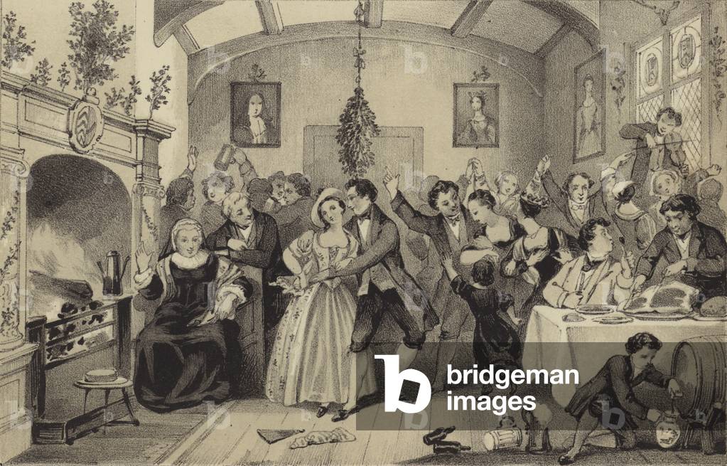 Alte Weihnachtsfeste (Litho)