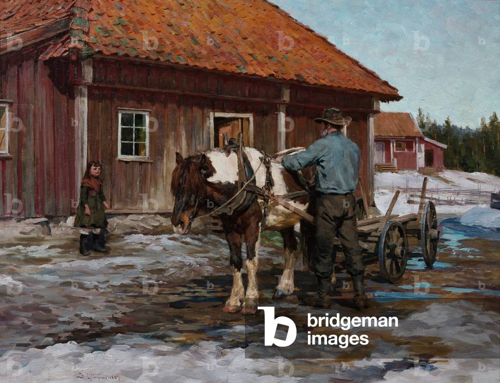 Disgelo invernale, 1889