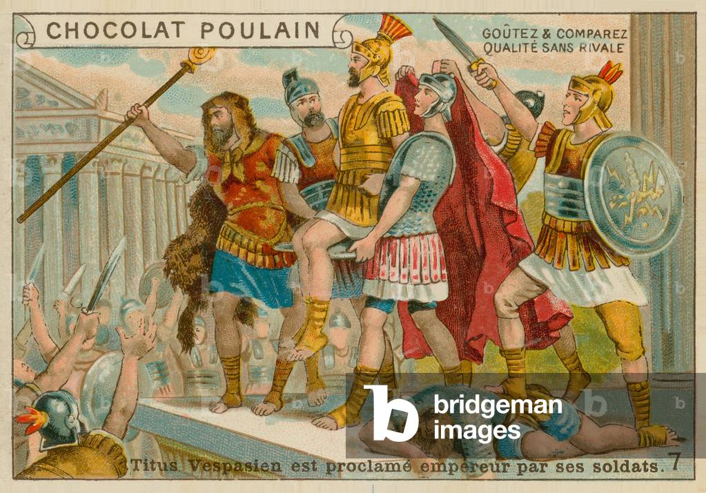 "Titus proclamato Imperatore" 1801 di French School