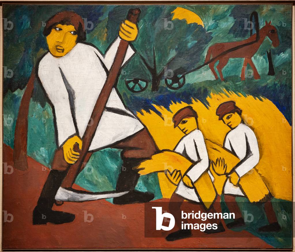 Taglio di fieno, 1907 (olio su tela)