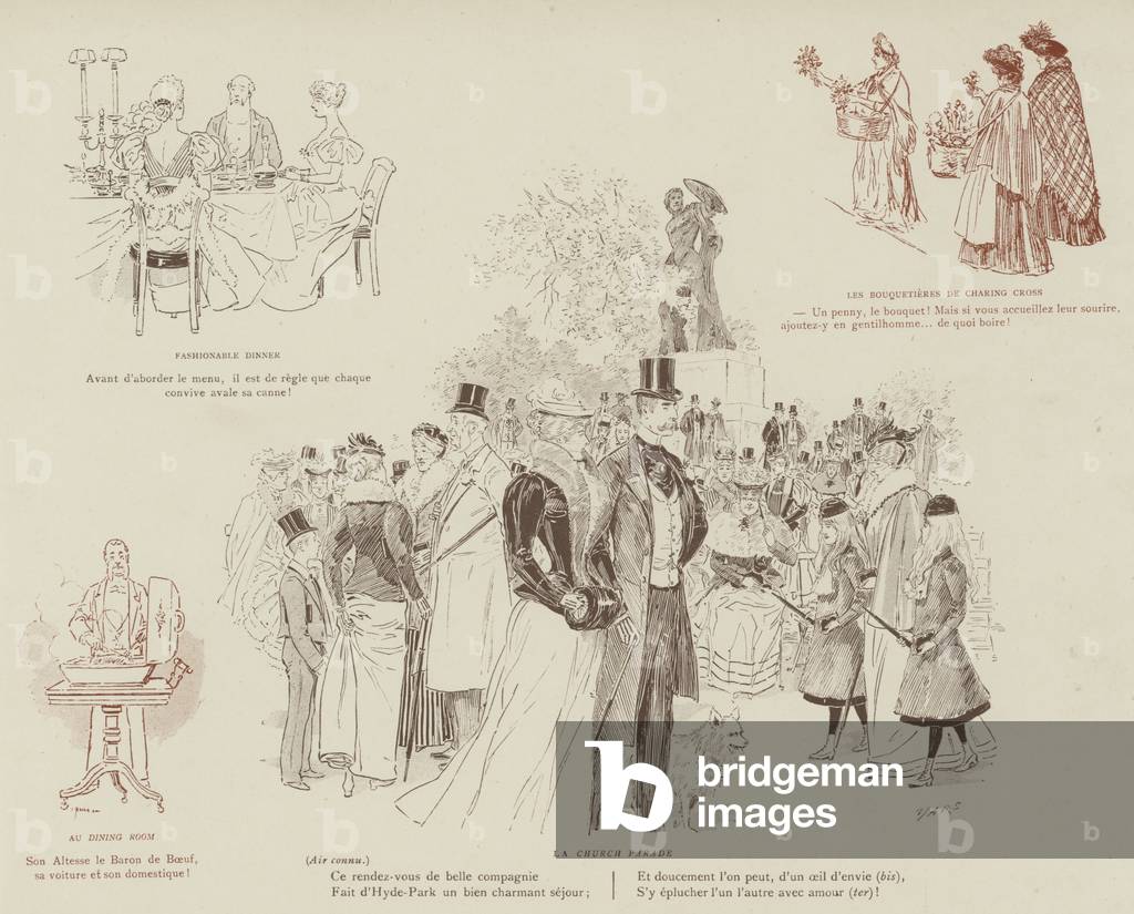 Illustrazione per La Vie De Londres di Mars (litho)