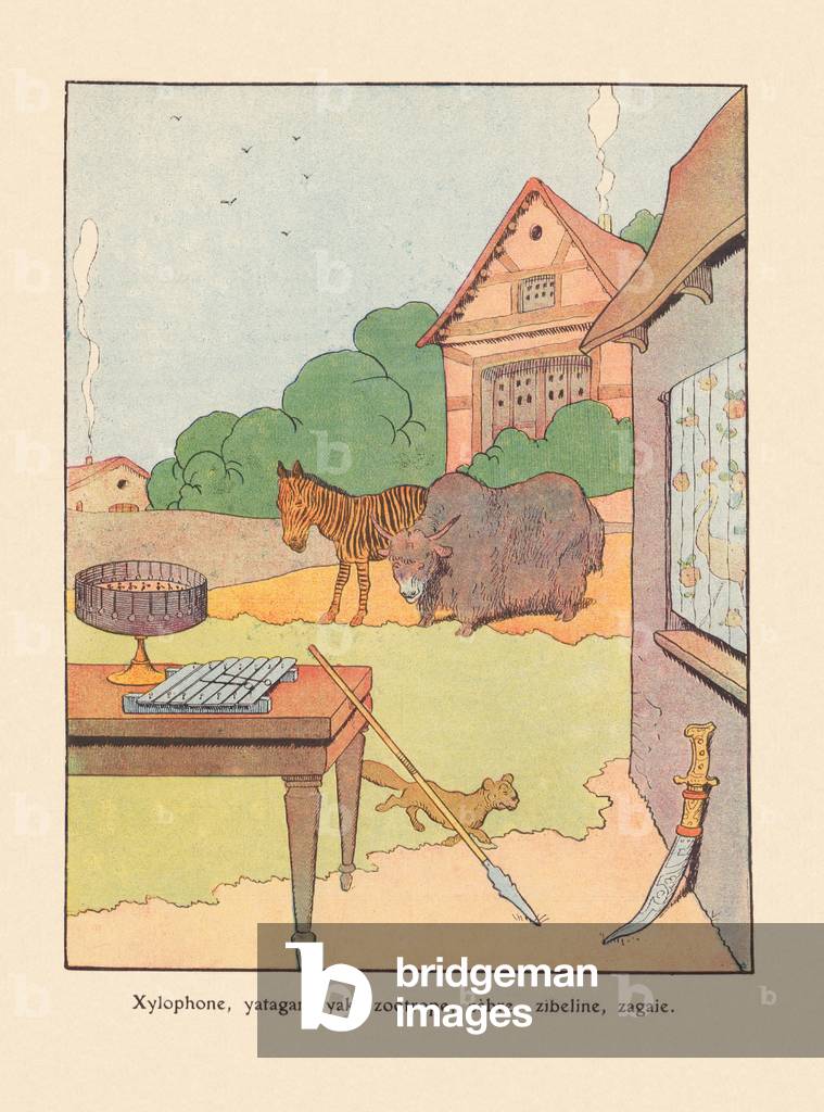 B. RABIER ALFABETO X Y Z, 1932 (illustrazione)