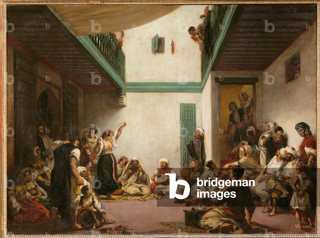 Immagine di Dipinto "Noce juive dans le Maroc ..." di Ferdinand Victor Eugene Delacroix