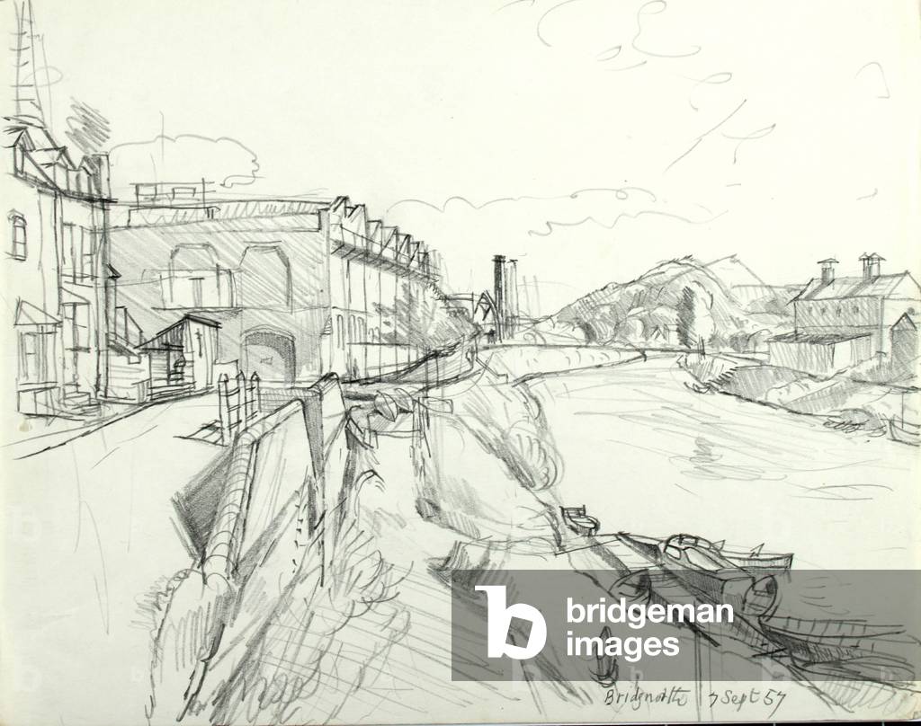Bridgnorth, 7 septembre 1957 (crayon sur papier)