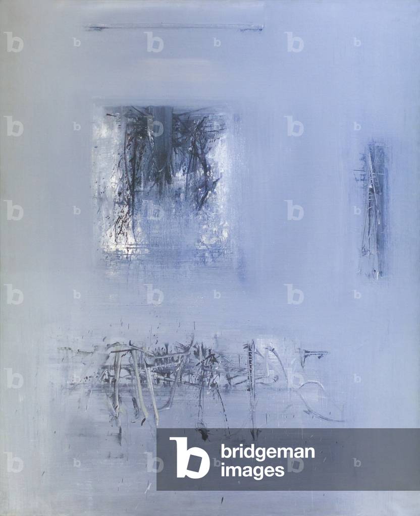 Immagine di Dipinto "Nascenza", 1958 di Emilio Scanavino, b/w