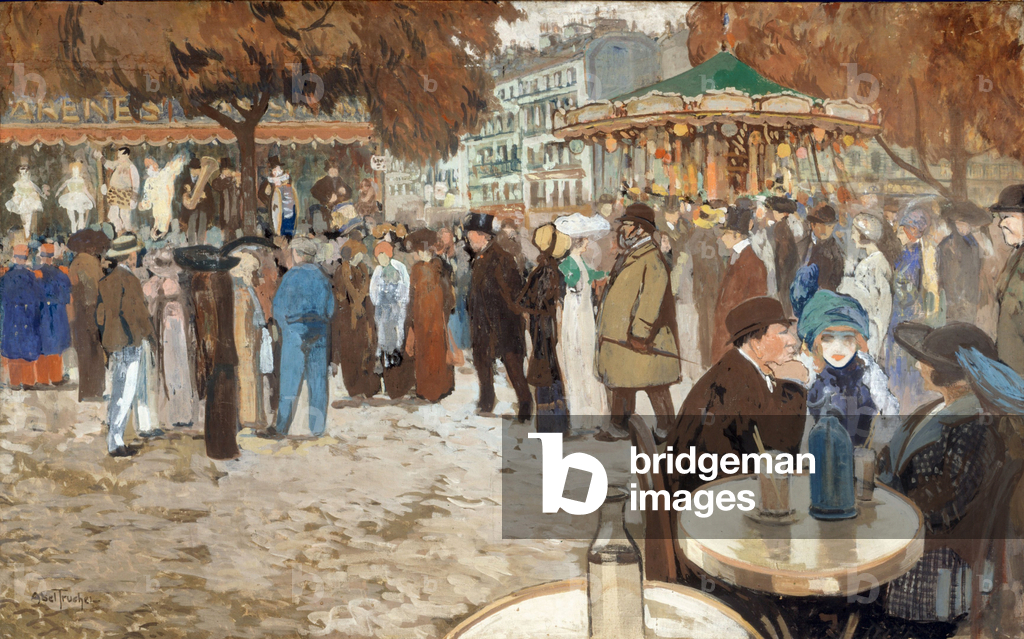 Immagine di Dipinto "Fête foraine" 1910 di Louis Abel-Truchet
