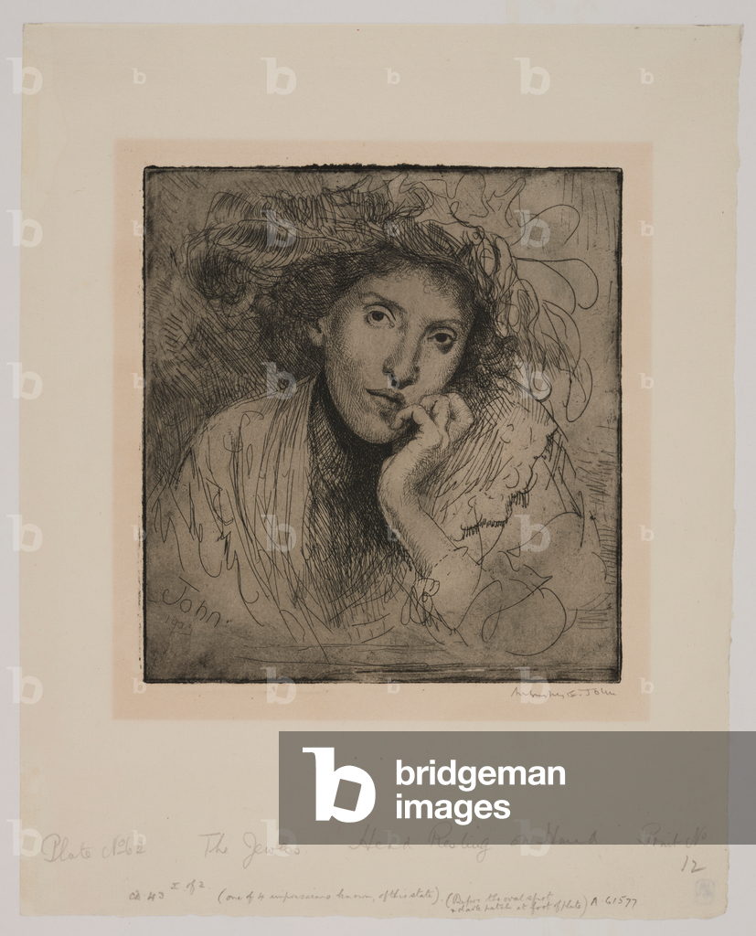 Image de Gravure représentant La Juive 1903 par Augustus Edwin John