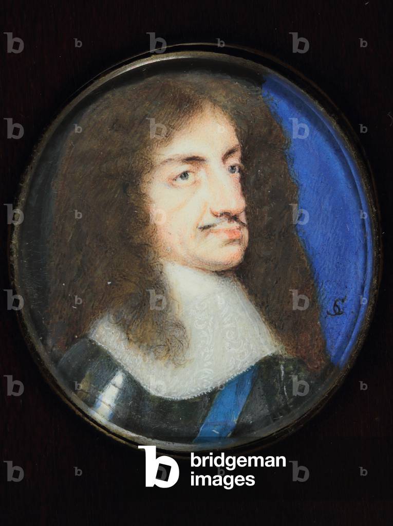 Charles II (w/c on vellum) by Samuel Cooper