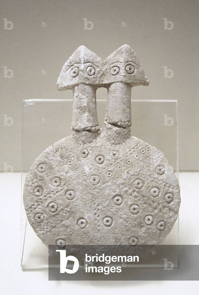 Idol. Drittes Jahrtausend v. Chr. Wassermarmor. Türkei.