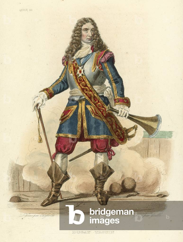 Dugay Trouin (farbige Gravur)