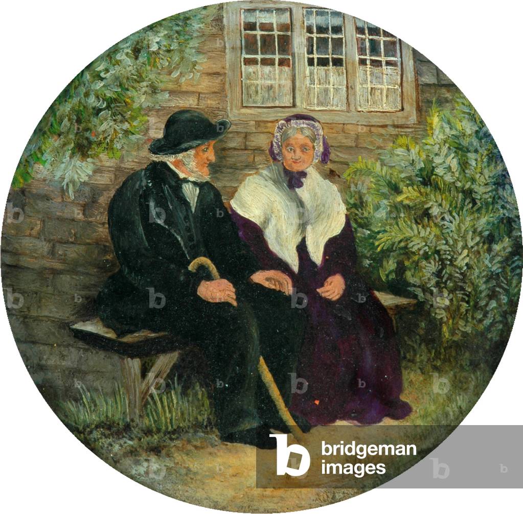 Bild von Gemälde "The Holland Family at Lane Ends Green" 1848 von Unknown Artist