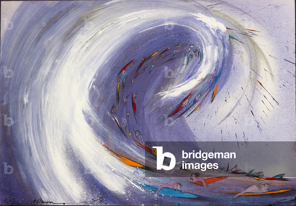 Curse of Lono, 1981 (acrilico, inchiostro su carta)