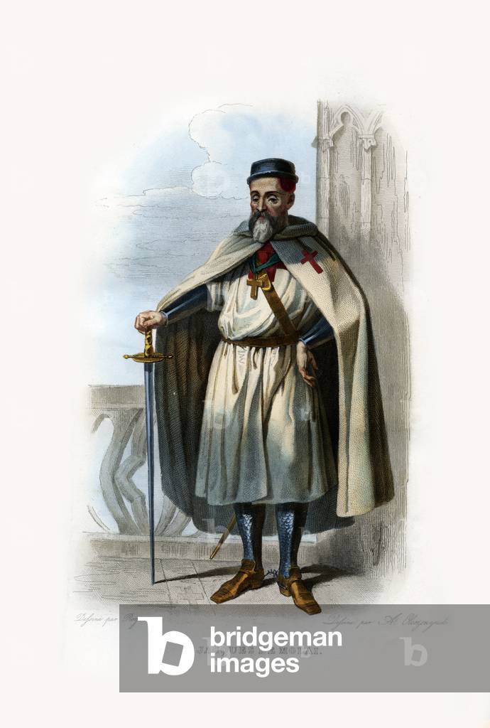 Image de Estampe représentant Jacques de Molai 1801