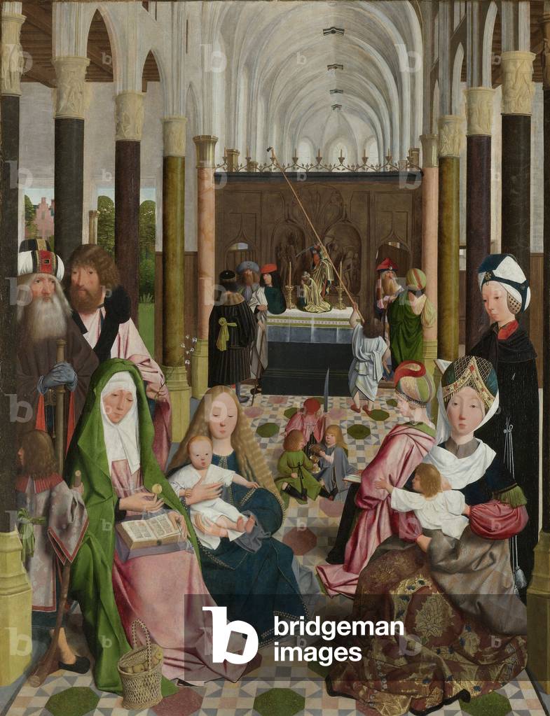 il santo parentela c. 1495 olio su tavola