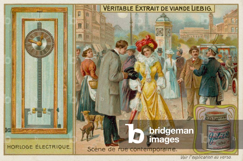 Orologio elettrico (cromolito)