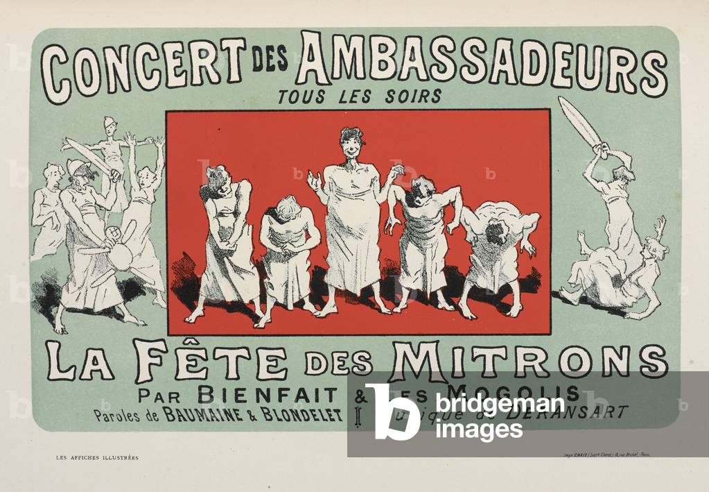 "La Fete des Mitrons" 1886 di Jules Cheret