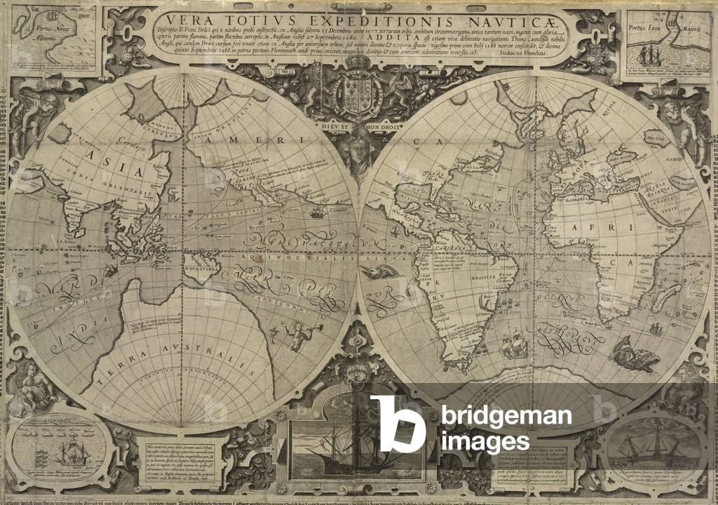 Viaggio mondiale di Drake del 1577-80, Vera Totius Expeditionis Nautica, 1590
