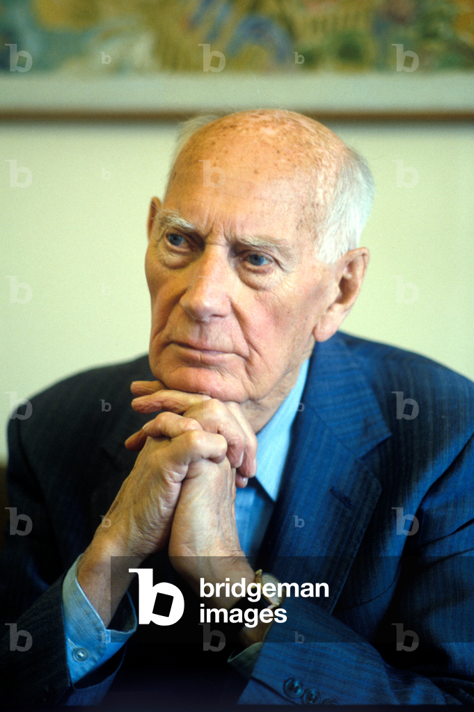 Image de Photographie représentant Oslo 19820427. Einar Gerhardsen 1982