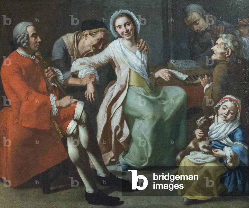 The concert, 1756 circa (oil on canvas)