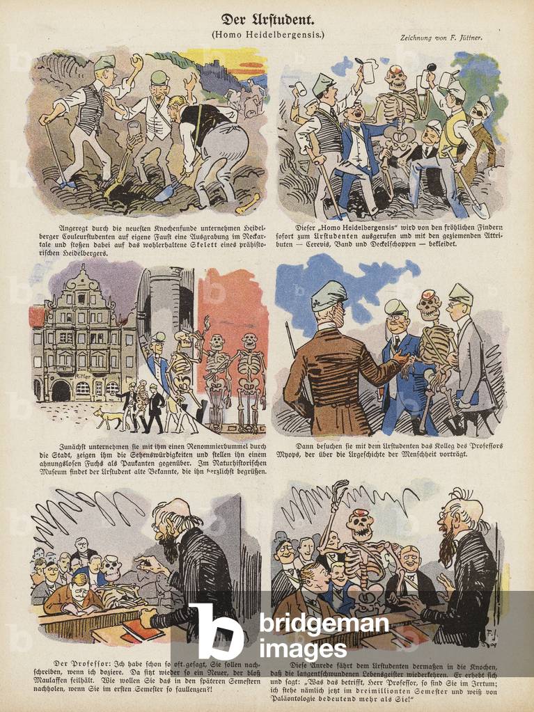 L'étudiant (litho couleur)