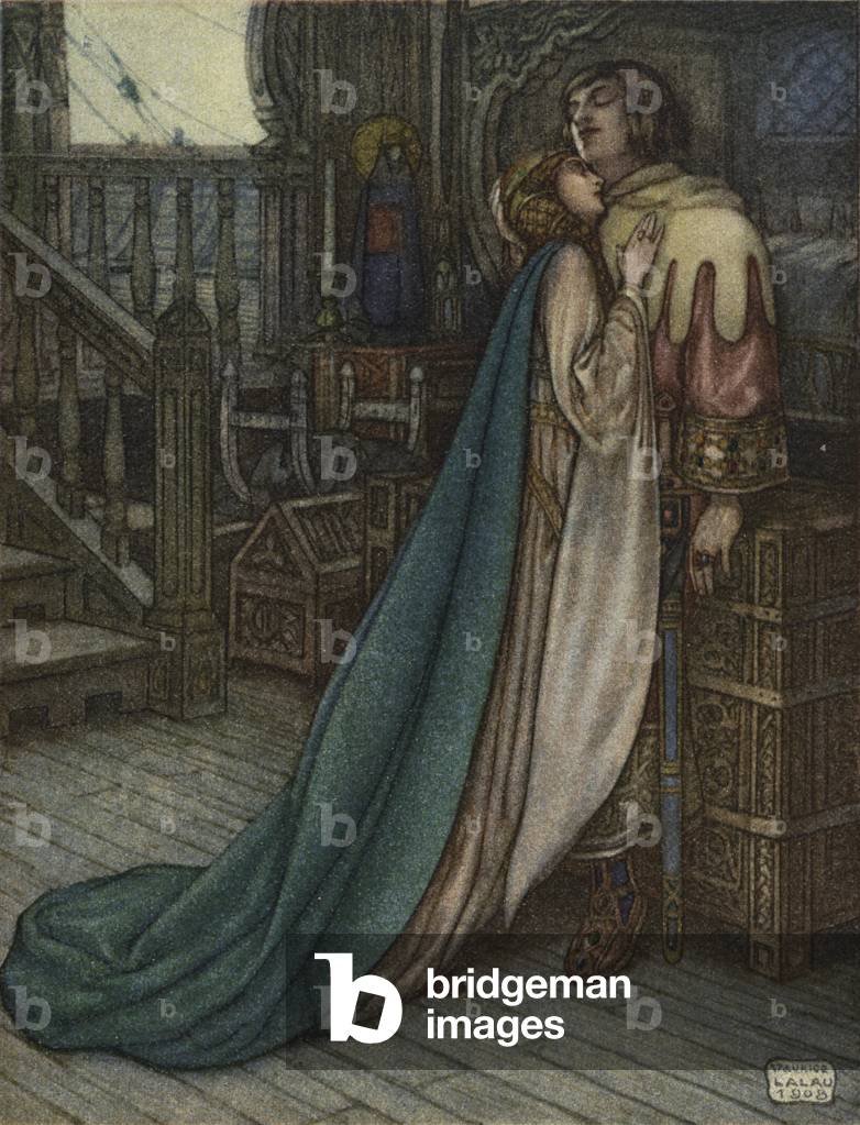 Tristram und Iseult (Farblitho)