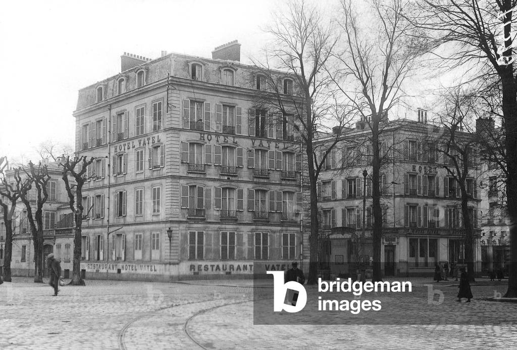 Image of Photography depicting View of the Vatel hotel in Versailles 1939 by Unknown photographer, b/w