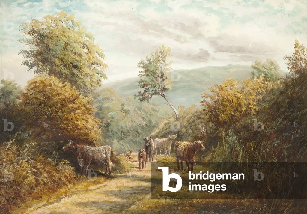 Bild von Gemälde "Sulby Glen" 1902 von Raymond Dearn