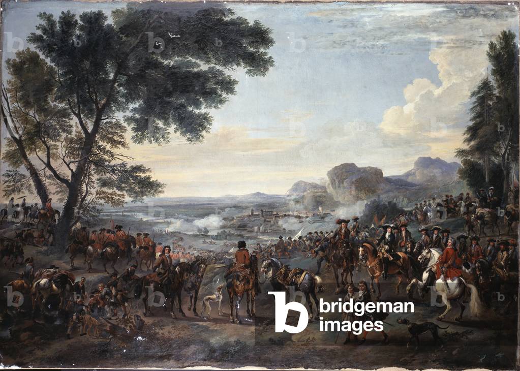 Immagine di Dipinto "Re Guglielmo III e il suo esercito al assedio di Namur" 1695 di Jan Wyck