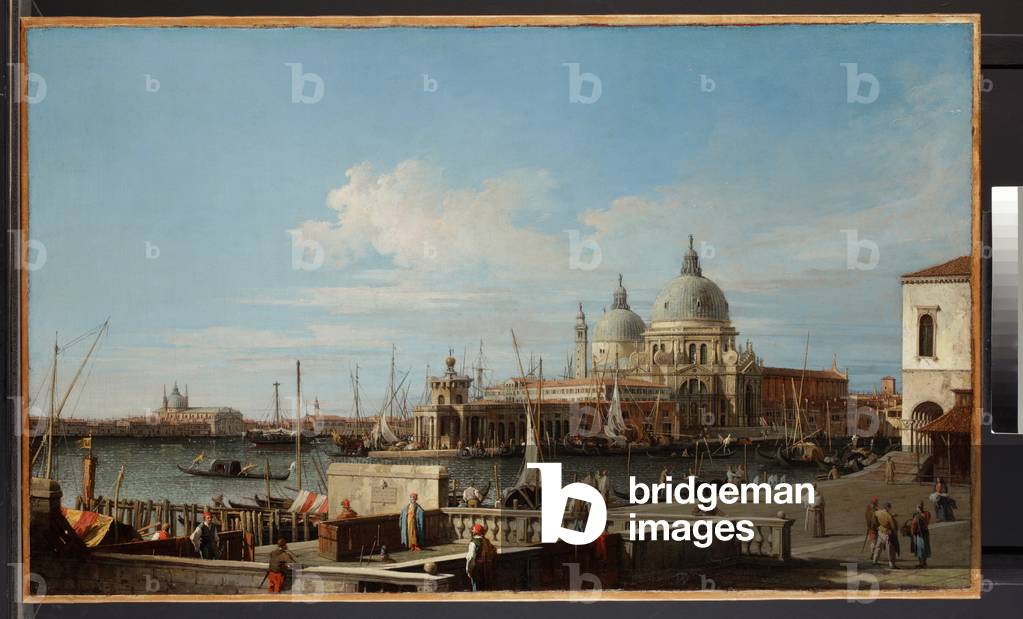 Venezia: la Dogana e Santa Maria della Salute dal Molo, 1740-1760 ca. (olio su tela)