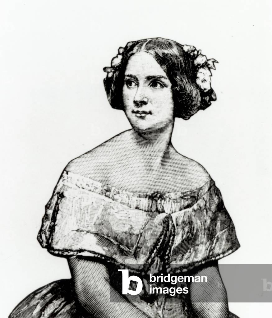 "LIND Jenny Schwedische Sopran" von Eduard Magnus, b/w