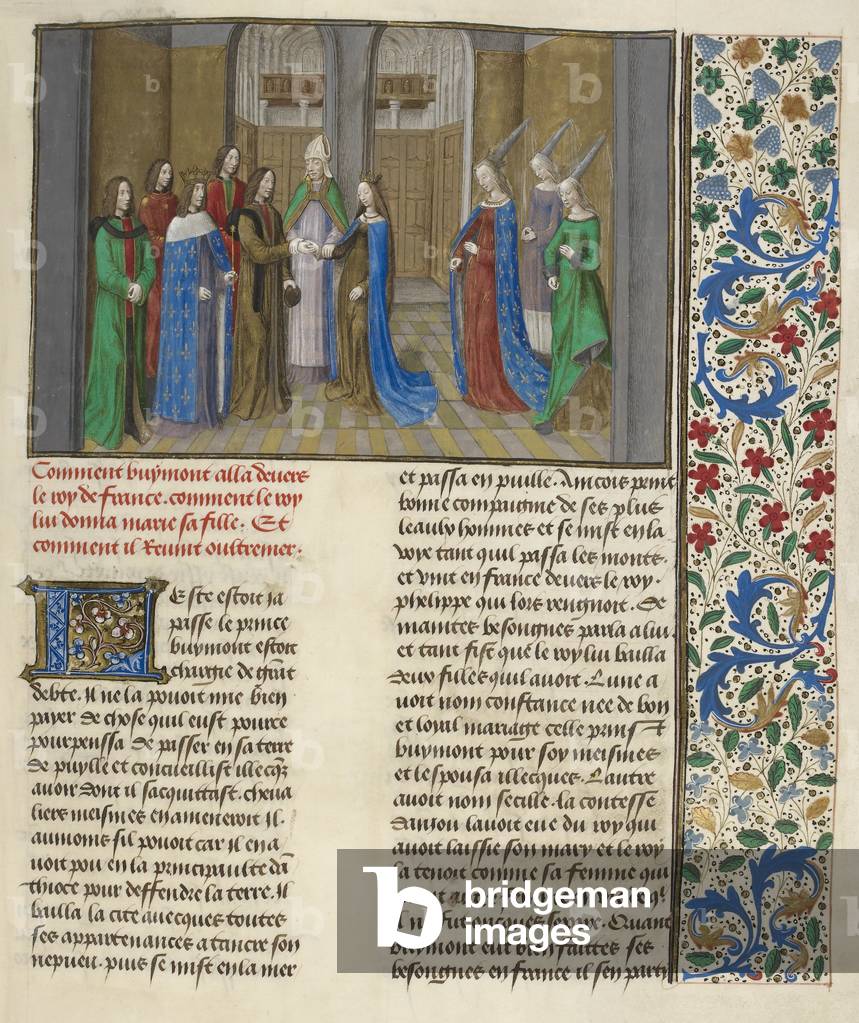 Matrimonio di Boemond e Costanza di Francia.