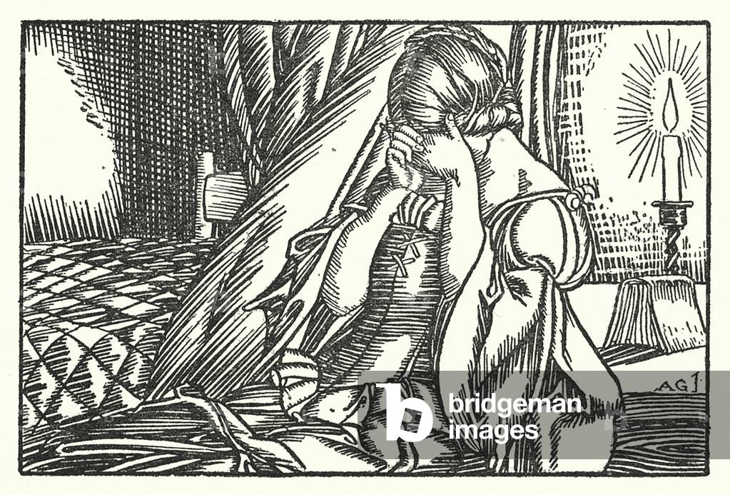 Immagine di Incisione "Illustrazione per In Memoriam di Tennyson (incisione)" di A. Garth Jones