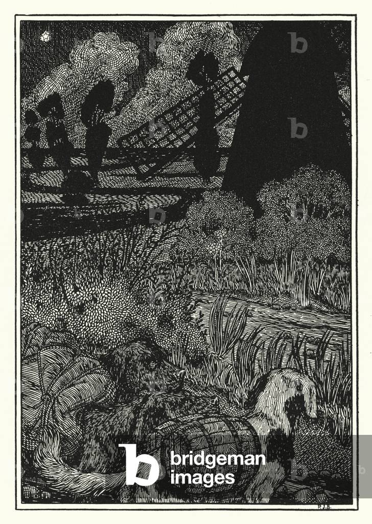 Hundeschmuggler (litho)
