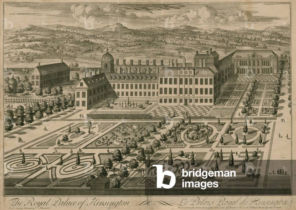 Il Palazzo Reale di Kensington, Londra (incisione)