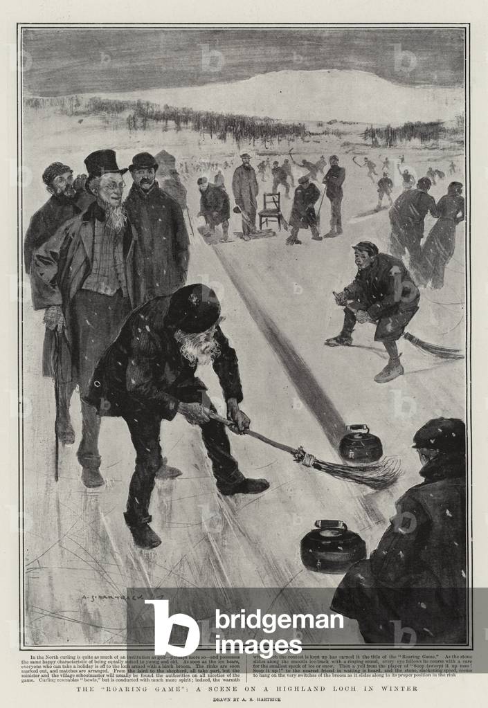 Bild von Druck "Das „Brüllen Spiel“" von Archibald Standish Hartrick