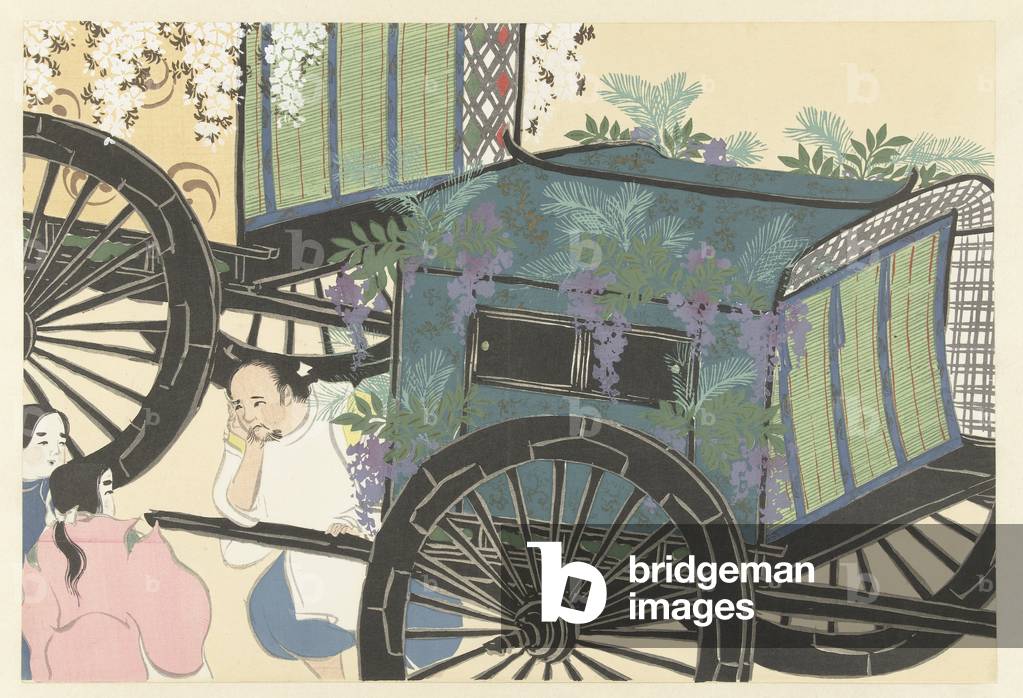 Bild von Druck "Wisteria" 1909 von Kamisaka Sekka