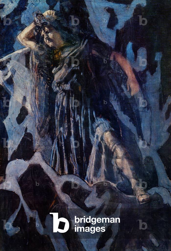 "Chaliapin Fyodor nell'opera «Mefistofele» di Arrigo Boito" di Aleksandr Jakovlevic Golovin