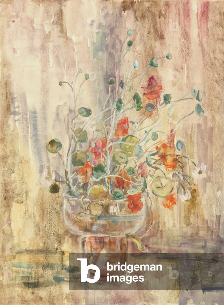 Image de Peinture représentant Nature morte avec fleurs en pot 1979 par Irina Trofimova