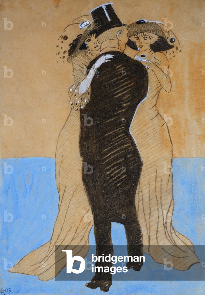 Immagine di Disegno "La Flatterie", 1908 di Juan Gris