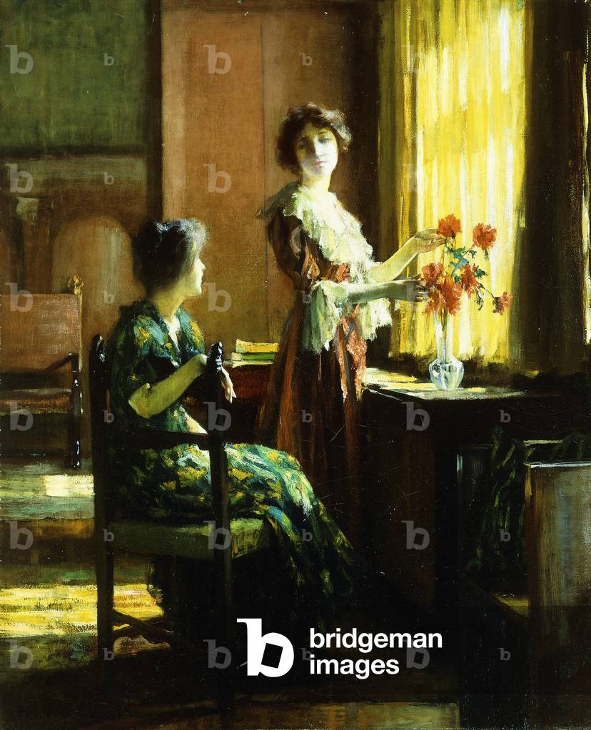 Sunny Window,  (oil on canvas)