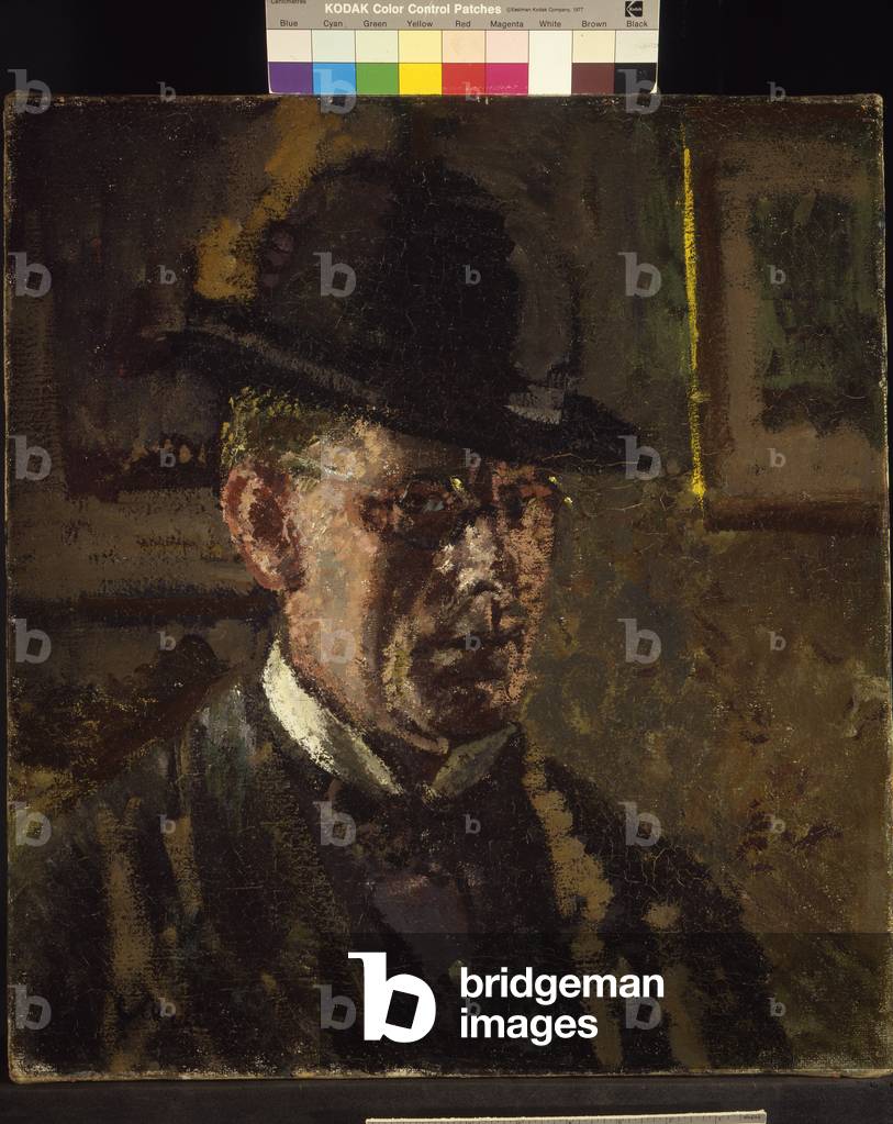 Bild von Gemälde "Das jugendliche Blei (Selbstporträt)" 1908 von Walter Richard Sickert