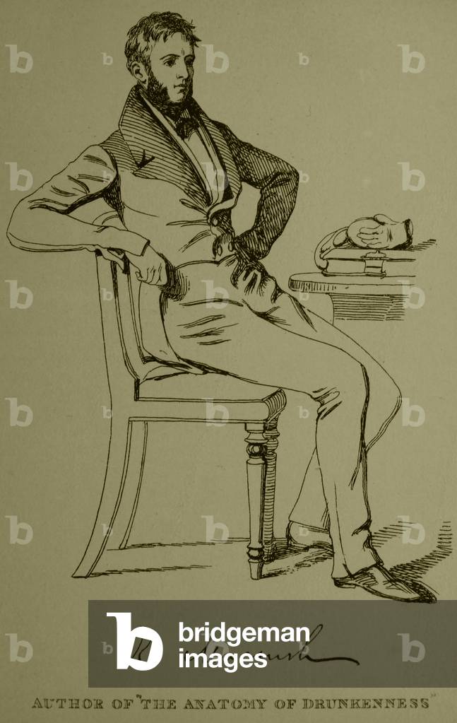 "Robert Macnish (1802 - 1837).", b/w