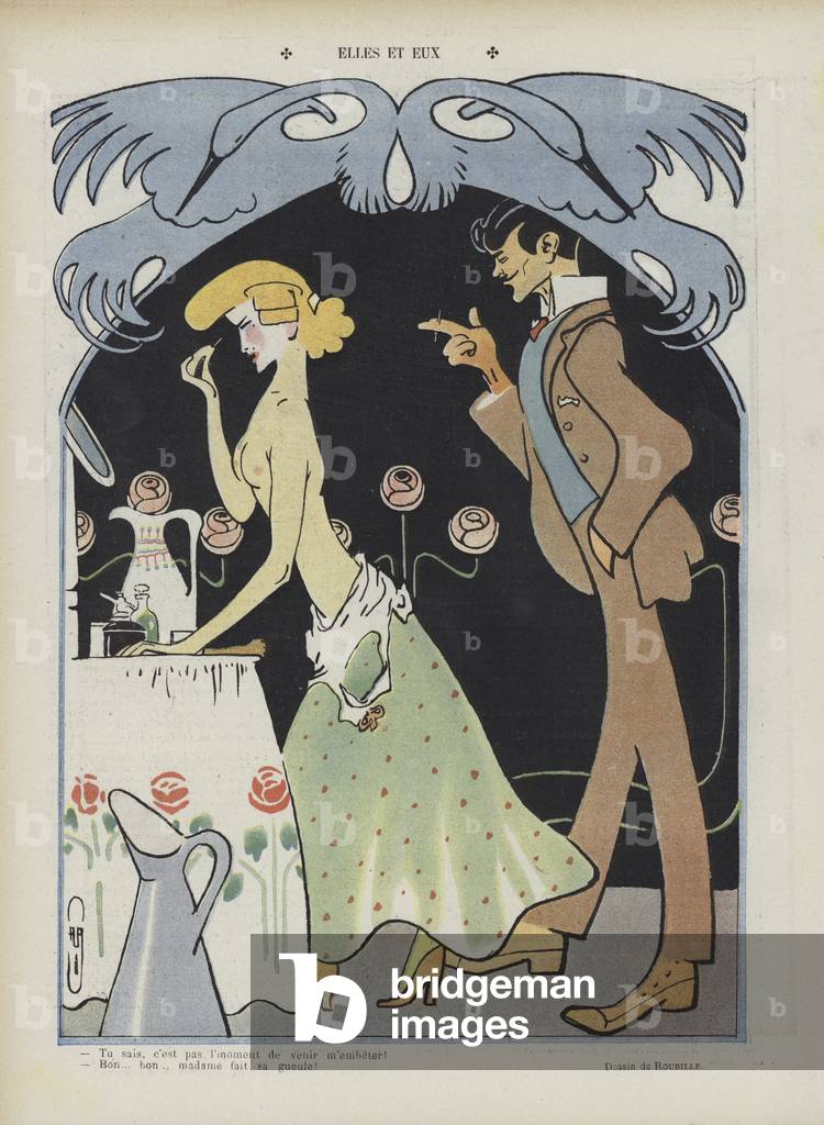 Illustration für Le Rire (Farblitho)