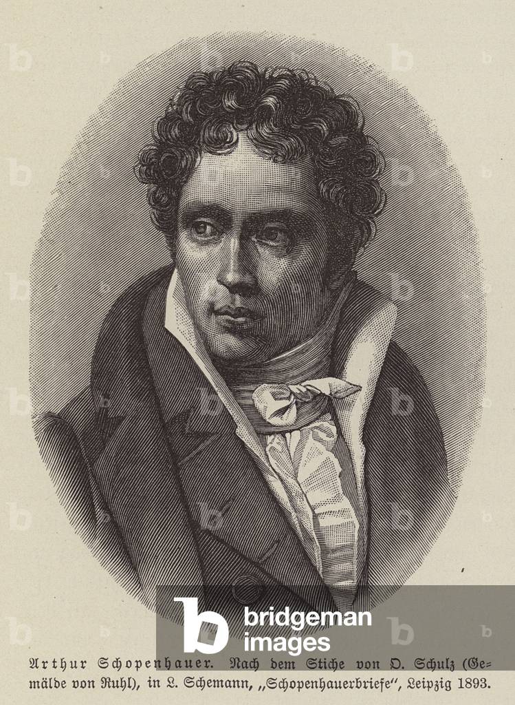 Bild von Gravur "Arthur Schopenhauer" von Ludwig Sigismund Ruhl