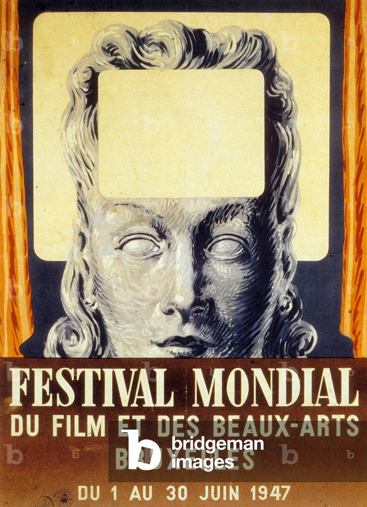 "Manifesto per il cinema e le belle arti a Bruxelles" 1947 di Rene Magritte