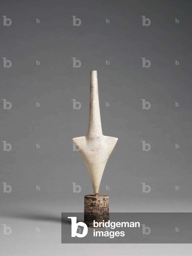 Flèche cyclique blanche, c.1974 (grès)