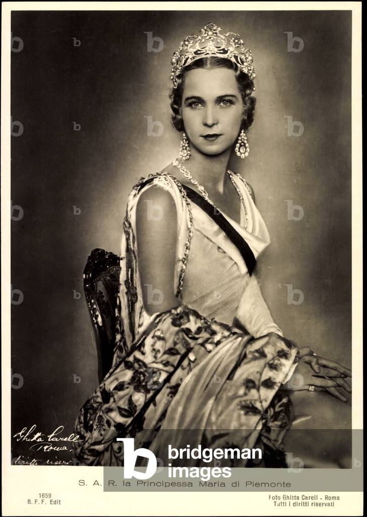 Immagine di Fotografia "Ak S.A.R. la Principessa Maria di Piemonte" di German Photographer