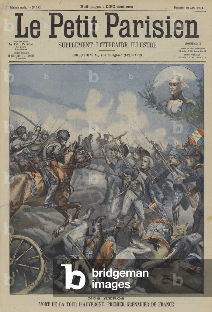 "La morte di Theophile Corort de la Tour d'Auvergne" di French School