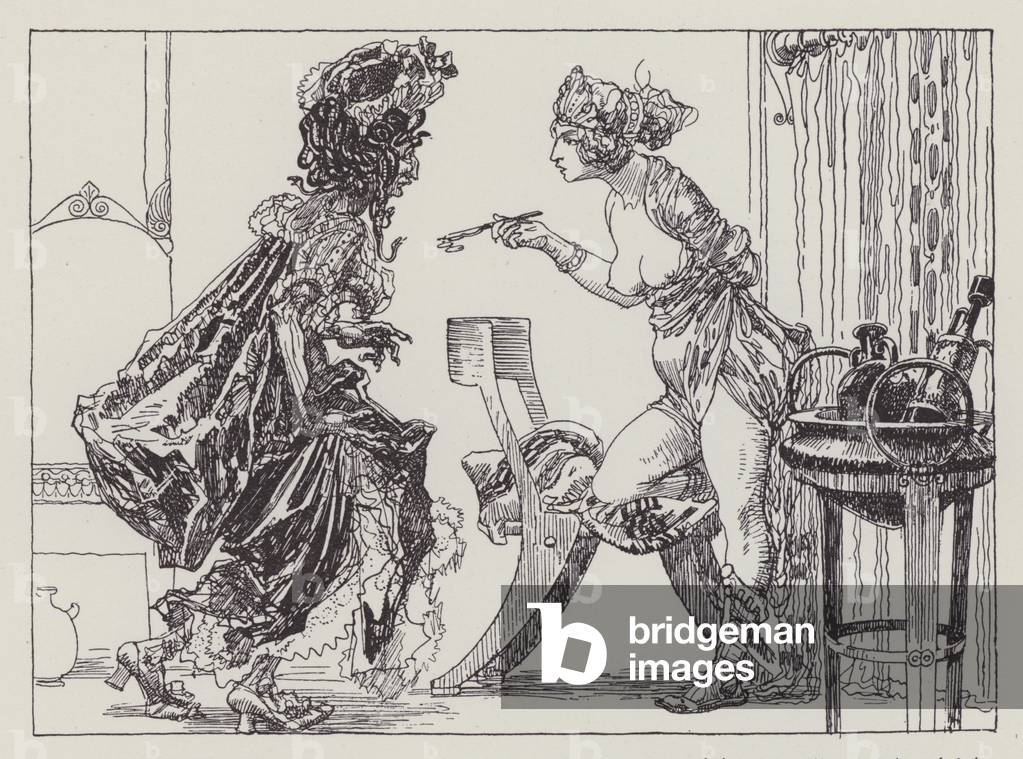 Szene aus Virgils Aeneid (Litho)